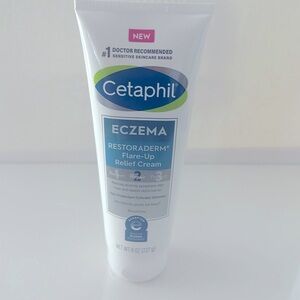 Cetaphil Eczema Restorderm Flare-Up Relief Cream. Relieve, Reair, Protect 8 oz.